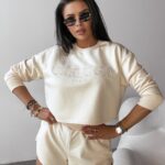 Komplet sportowy damski WEST OLAVOGA ecru