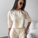 Komplet sportowy damski WEST OLAVOGA ecru