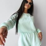 Komplet sportowy damski WEST OLAVOGA miętowy