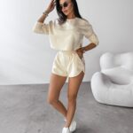 Komplet sportowy damski WEST OLAVOGA ecru