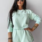 Komplet sportowy damski WEST OLAVOGA miętowy