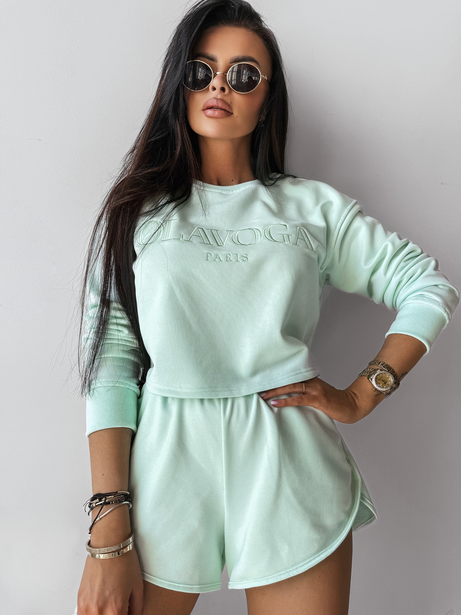 Komplet sportowy damski WEST OLAVOGA miętowy Komplet sportowy damski WEST OLAVOGA miętowy