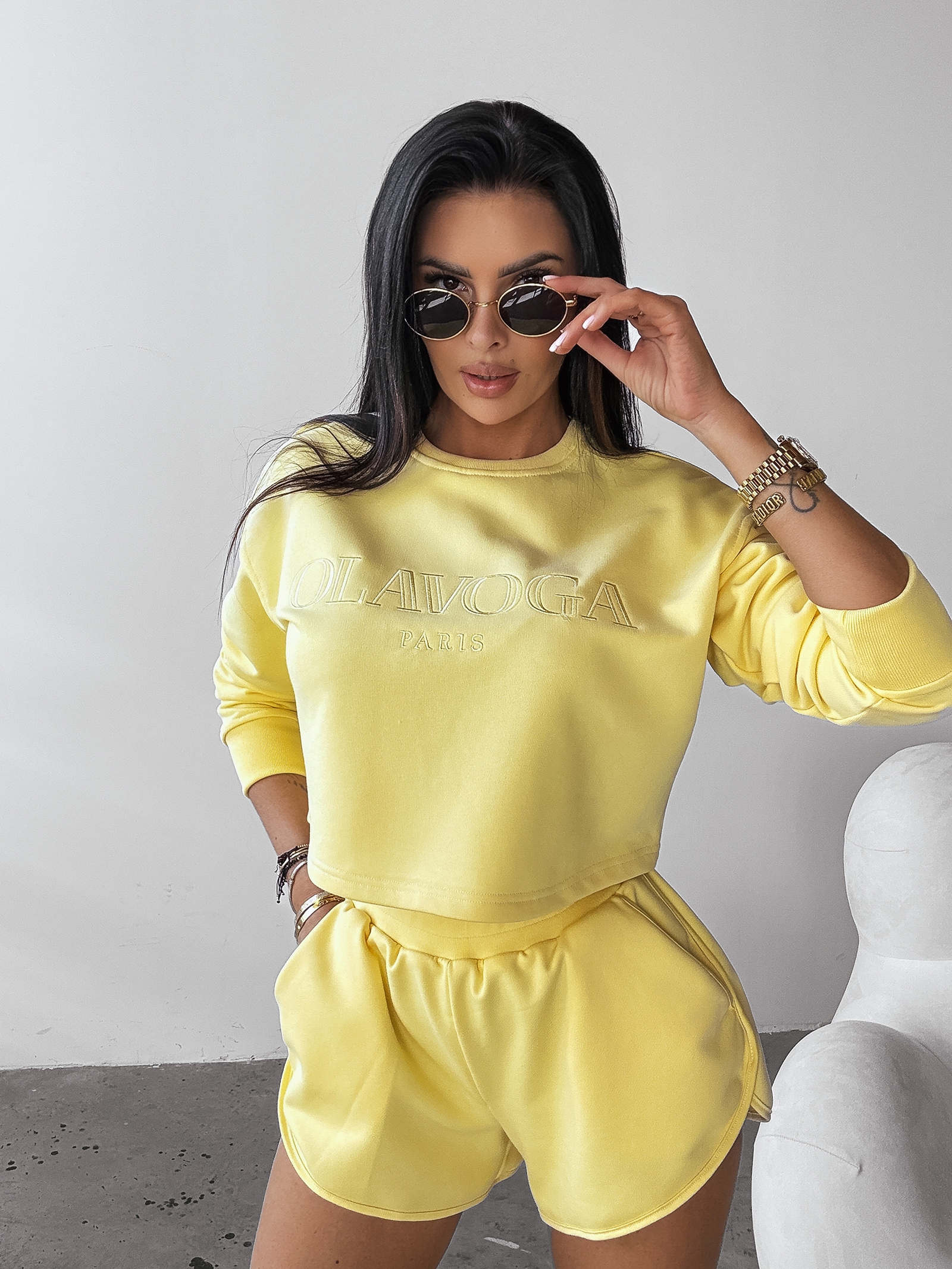 Komplet sportowy damski WEST OLAVOGA żółty Komplet sportowy damski WEST OLAVOGA żółty