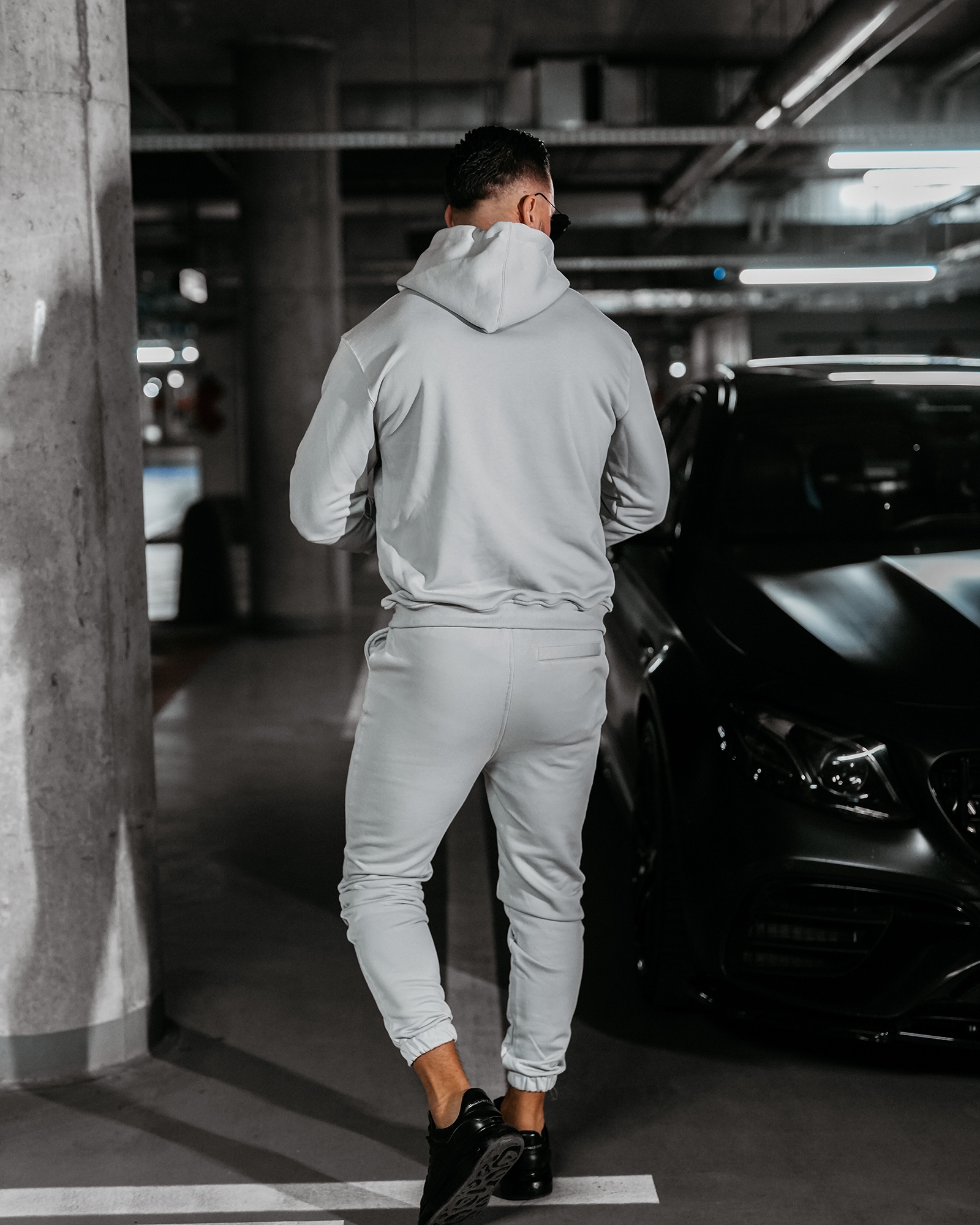 Komplet sportowy bawełniany męski KAMIKAZE OLAVOGA szary Komplet sportowy bawełniany męski KAMIKAZE OLAVOGA szary