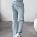 Spodnie casualowe elastyczne BORED OLAVOGA błękitne