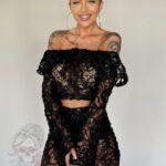 Komplet top + spodnie NB Revolv czarny