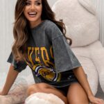 T-shirt dekatyzowany Lakers szary