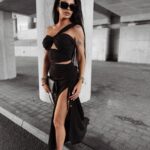 Komplet elastyczny PARADISE OLAVOGA czarny