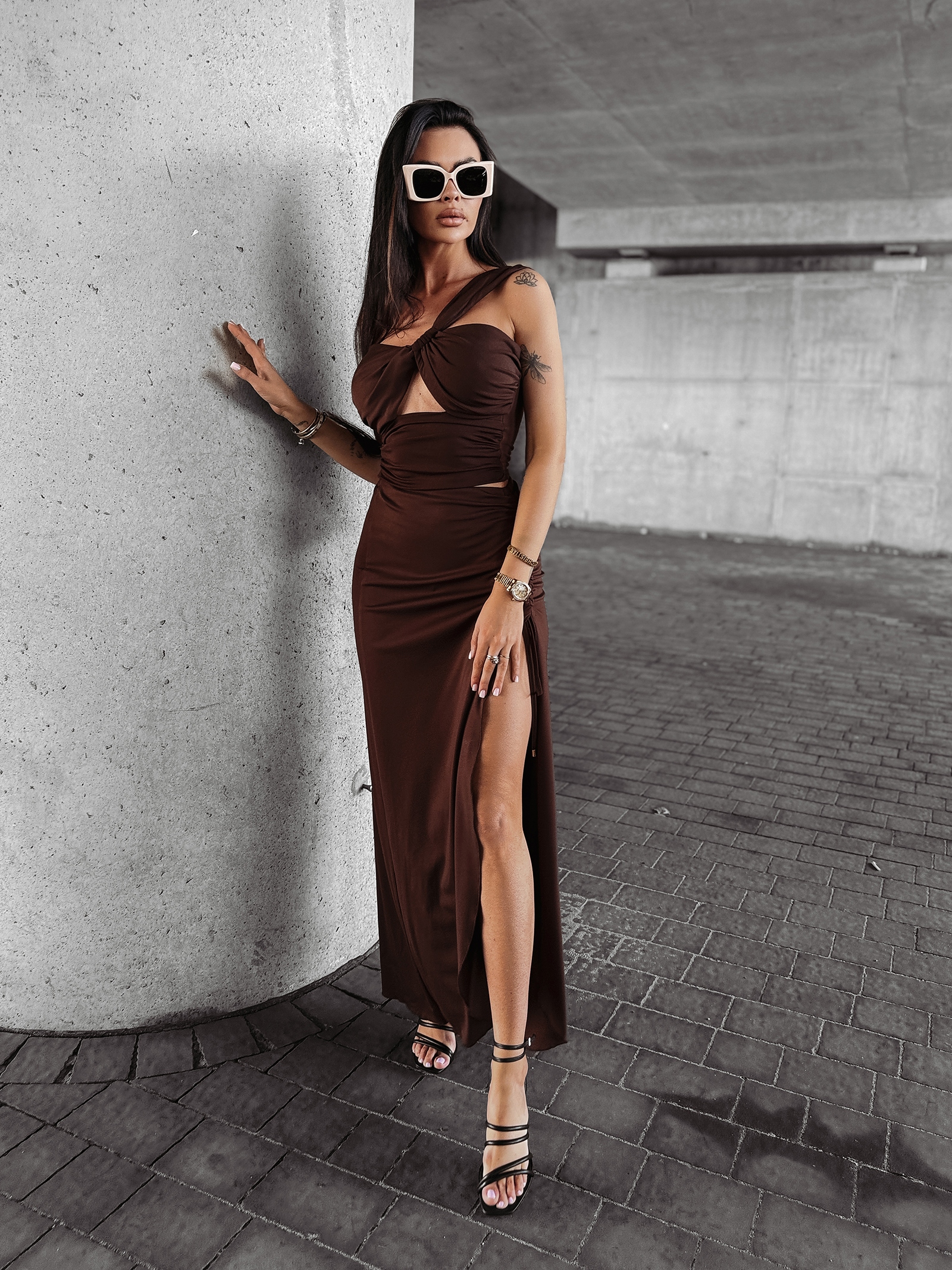 Komplet elastyczny PARADISE OLAVOGA brązowy Komplet elastyczny PARADISE OLAVOGA brązowy