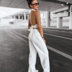 Komplet elegancki NICE OLAVOGA ecru