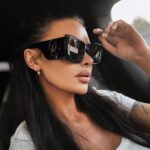 Okulary damskie przeciwsłoneczne EYZ OLAVOGA czarne