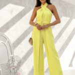 Kombinezon elegancki Kreato żółty