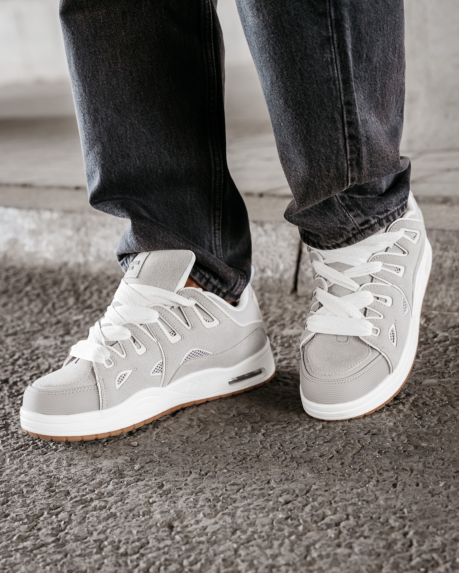 Buty sportowe sneakersy męskie AUTHENTIC OLAVOGA szare