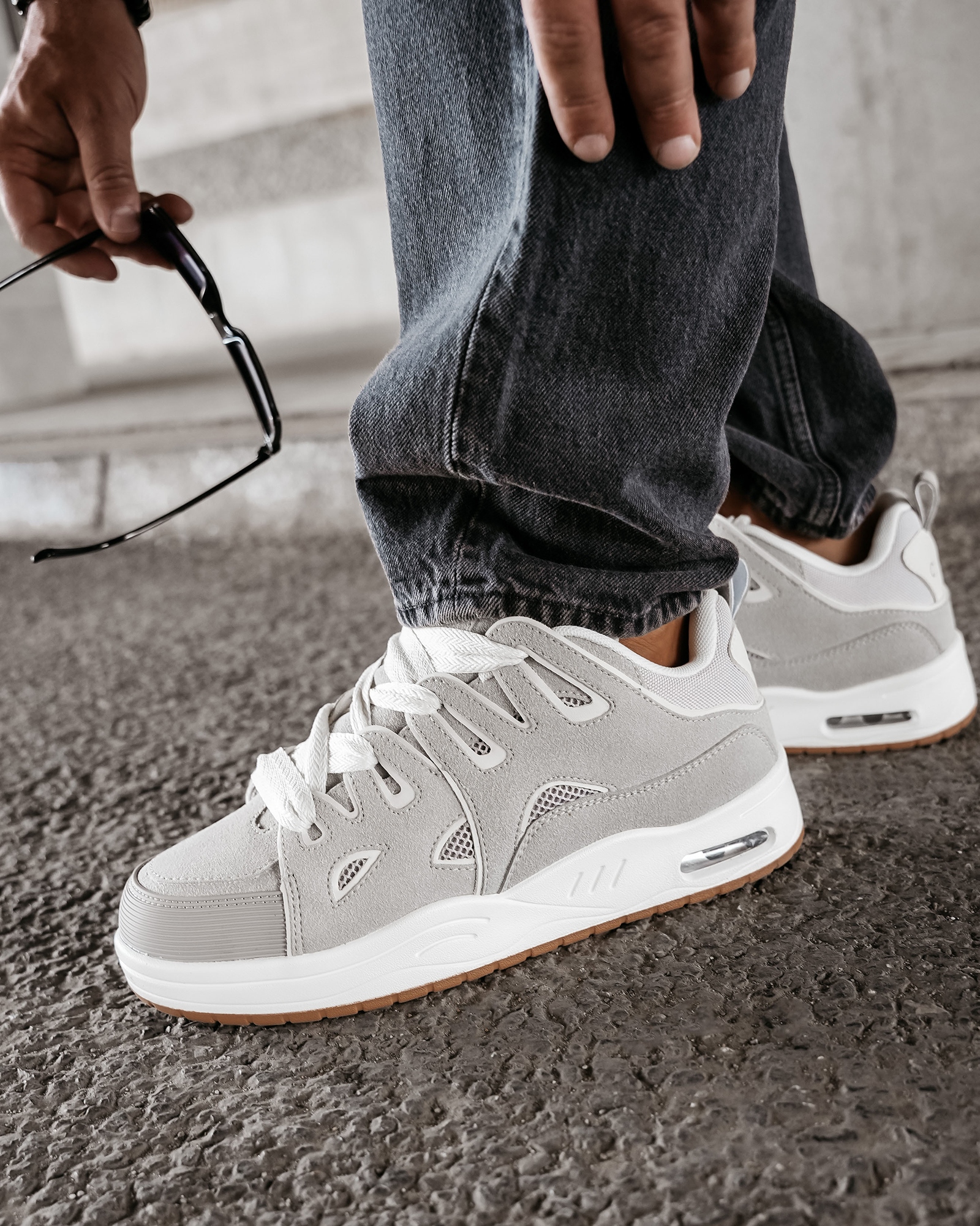 Buty sportowe sneakersy męskie AUTHENTIC OLAVOGA szare