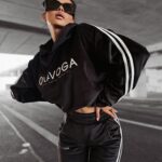 Komplet damski welurowy HANDY OLAVOGA czarny