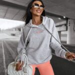 Bluza damska z kapturem NORTH OLAVOGA szara