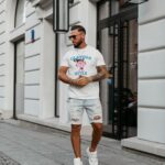 Spodenki męskie jeansowe TRUEFIT OLAVOGA j.niebieskie