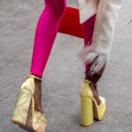 Sandały na platformie Madam Sukses cytrynowe