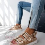 Sandały boho Madam Cherio c. beżowe