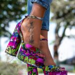 Sandały na klocku HipHop kolorowe