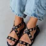 Sandały klasyczne Madam Ikoko czarne