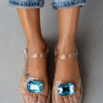 Sandały na platformie Madam Diam beżowe