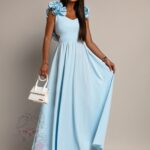 Sukienka Maxi NB GlamBoss niebieska