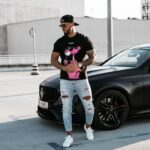 PRZEDSPRZEDAŻ T-shirt casualowy unisex HILL OLAVOGA czarny