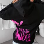 Bluza bawełniana z kapturem oversize CLOSER OLAVOGA czarna