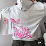 Bluza bawełniana z kapturem oversize CLOSER OLAVOGA szara