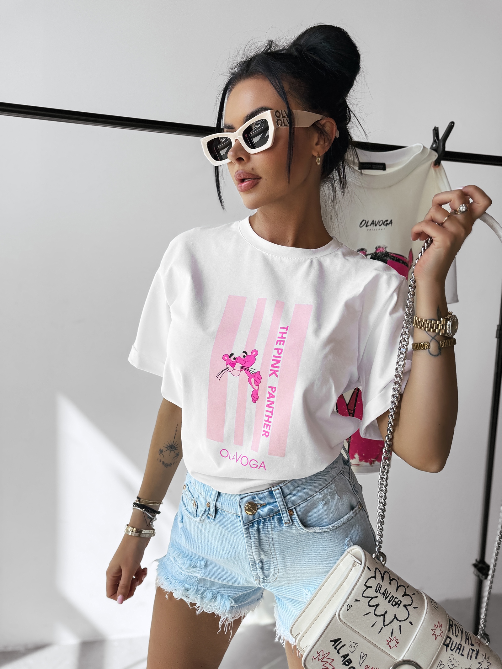 Spodenki szorty jeansowe damskie KAIST OLAVOGA j.niebieskie Spodenki szorty jeansowe damskie KAIST OLAVOGA j.niebieskie