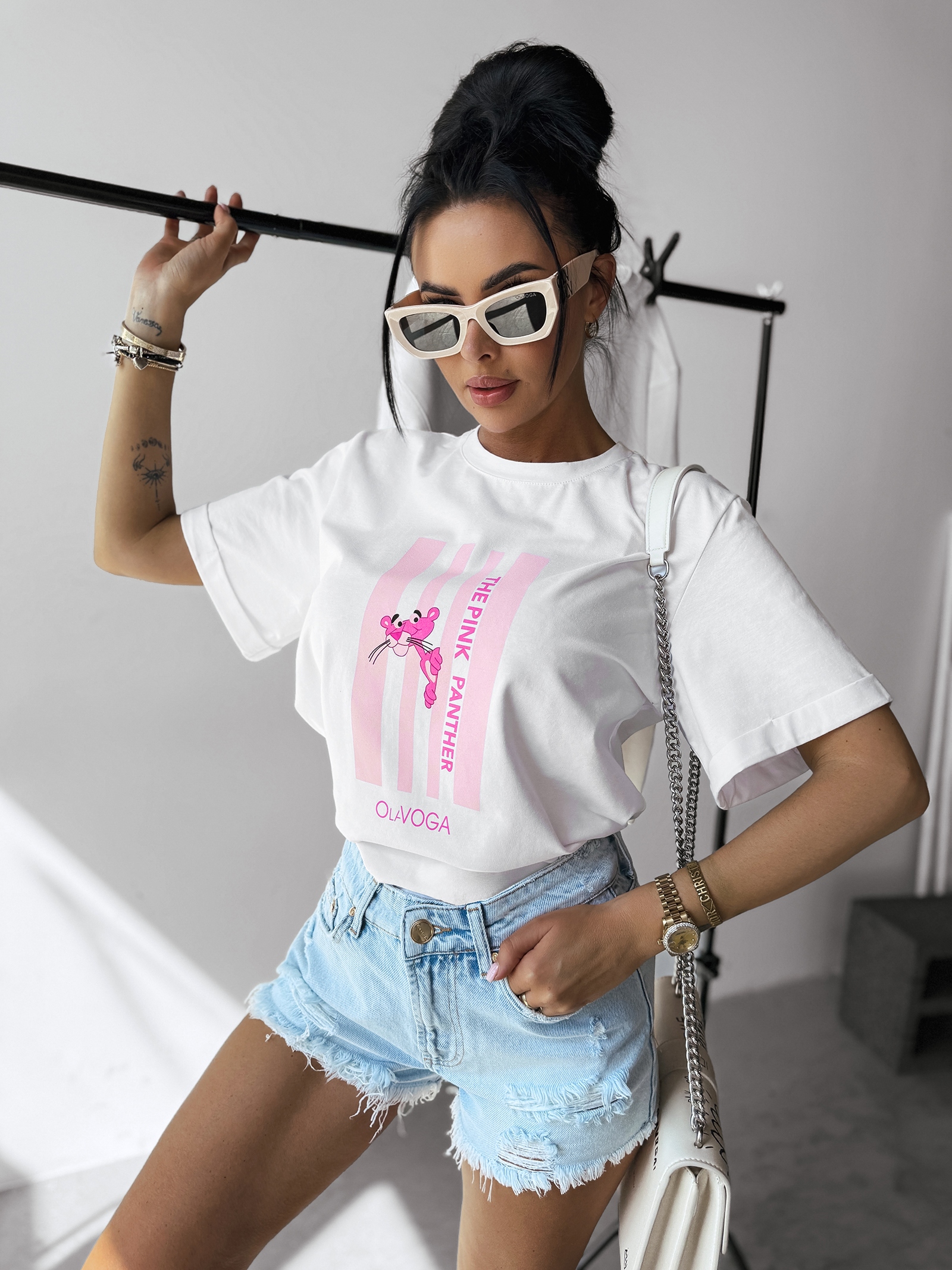 Spodenki szorty jeansowe damskie KAIST OLAVOGA j.niebieskie Spodenki szorty jeansowe damskie KAIST OLAVOGA j.niebieskie