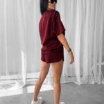 Komplet sportowy damski COZY OLAVOGA bordowy