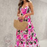 Sukienka w kwiaty Solwas czarna