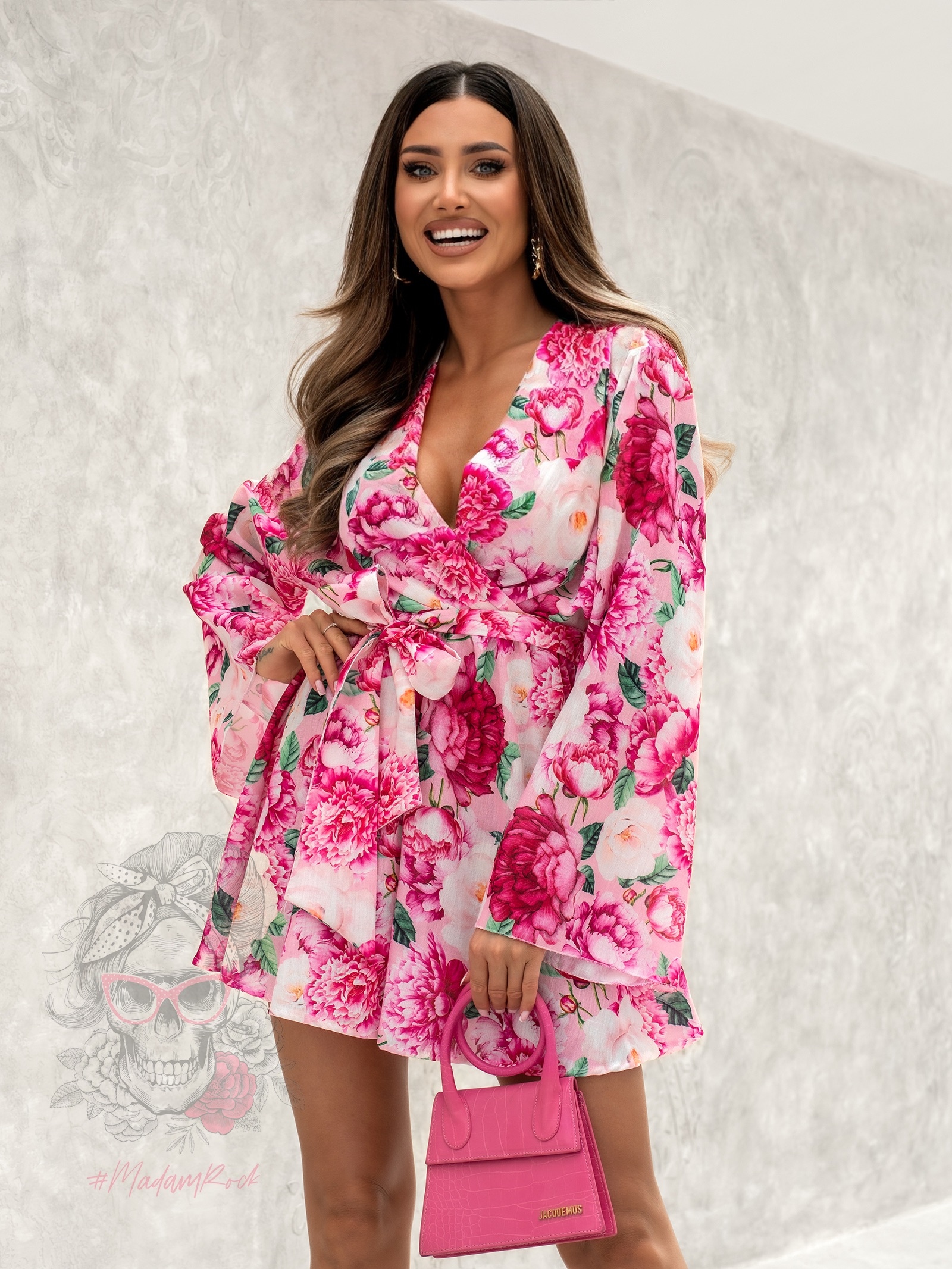 Kombinezon w kwiaty Foral kolorowy Kombinezon w kwiaty Foral kolorowy