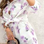 Komplet wakacyjny naturalny - koszula + spodenki Bermudo biały