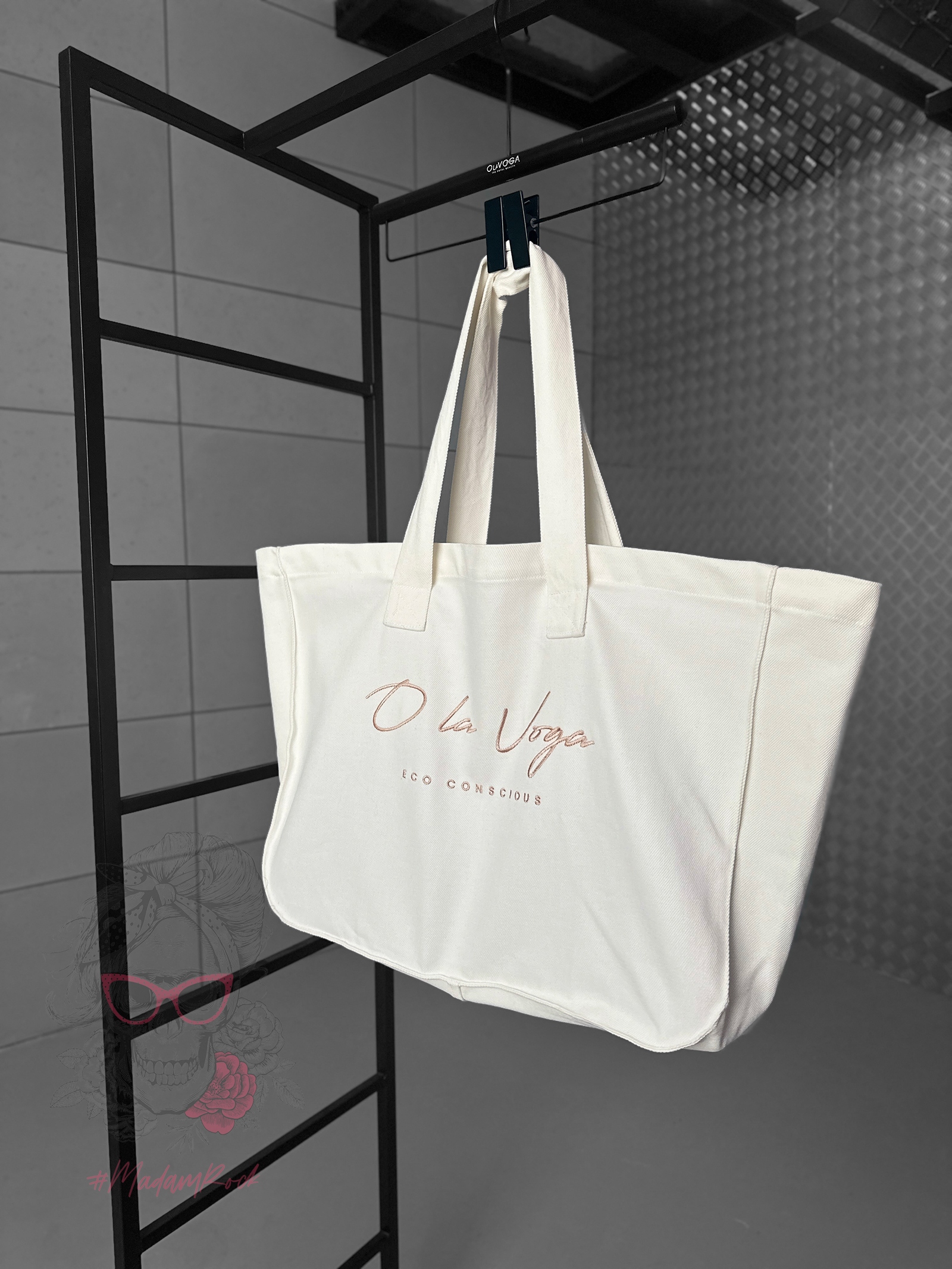 Torba bawełniana ECO CONSCIOUS MAXI OLAVOGA ecru