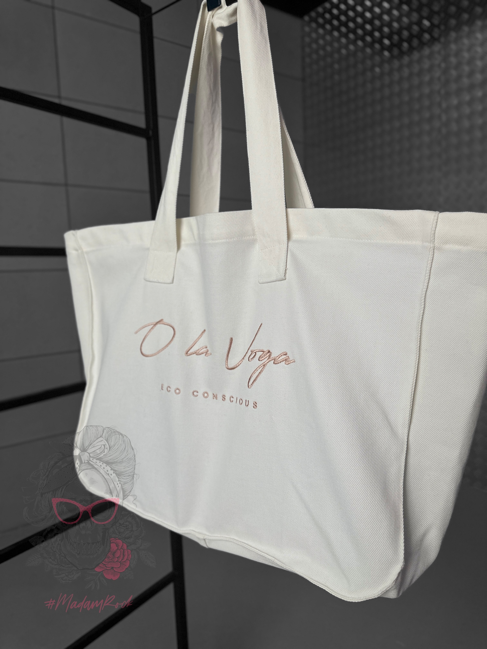 Torba bawełniana ECO CONSCIOUS MAXI OLAVOGA ecru