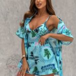 Komplet 3-częściowy Aliewe błękitny