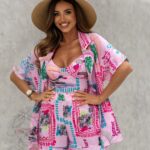 Komplet 3-częściowy Aliewe różowy