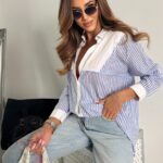 Spodnie jeansowe MomFit niebieskie