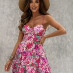 Sukienka w kwiaty Solwas Short różowa