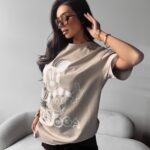 T-shirt Mickey Mouse BESCO OLAVOGA beżowy