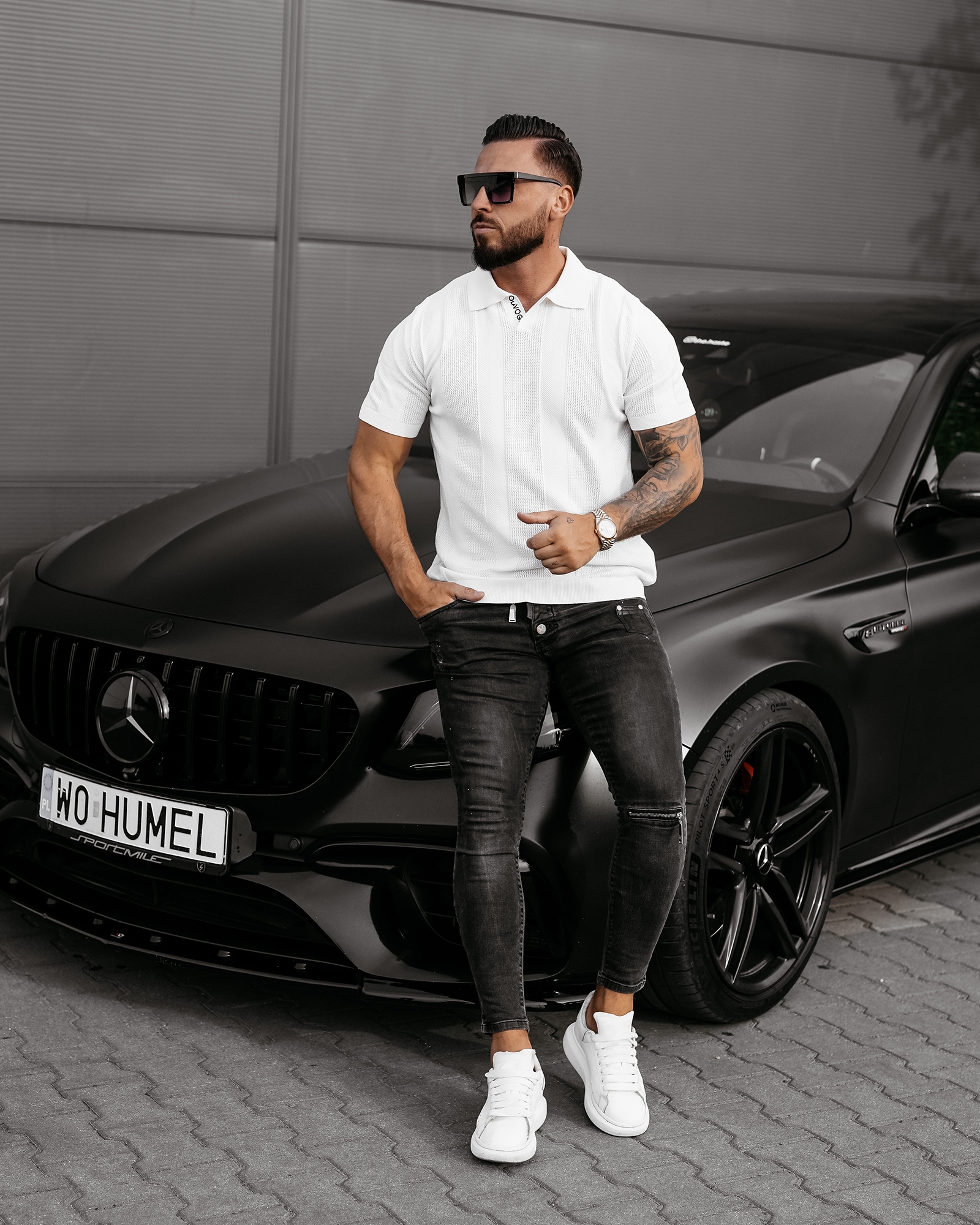 Koszulka polo męska REER OLAVOGA ecru