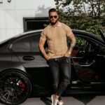 Koszulka polo męska REER OLAVOGA beżowa