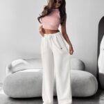 Spodnie przewiewne MIAL OLAVOGA ecru