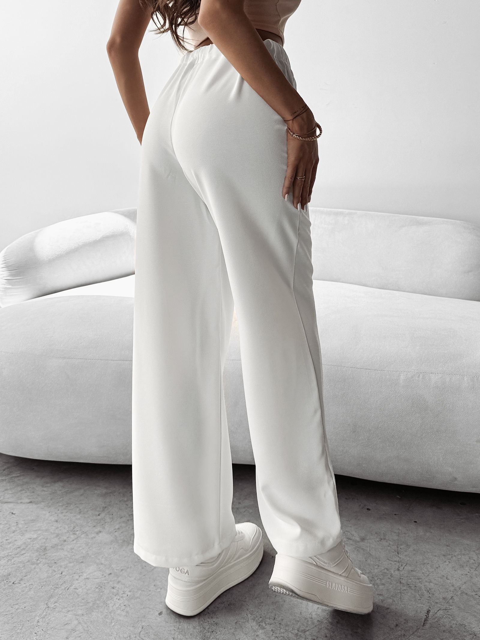 Spodnie przewiewne MIAL OLAVOGA ecru