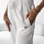 Spodnie przewiewne MIAL OLAVOGA ecru