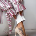 Czółenka klasyczne Nelson beżowe