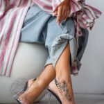 Czółenka transparentne Rock Ecler II czarne